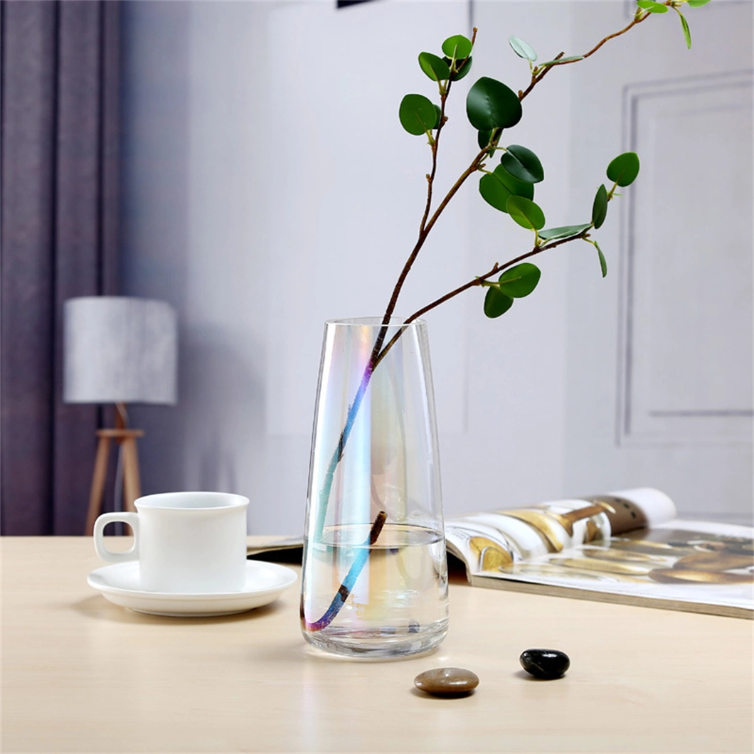 Symphony Transparent Water Raising Simple Desktop Flower Arrangement Glass Vase