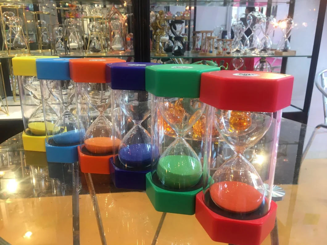 Sand Hourglass, Glass Sand Timer with Customized Logo & Package