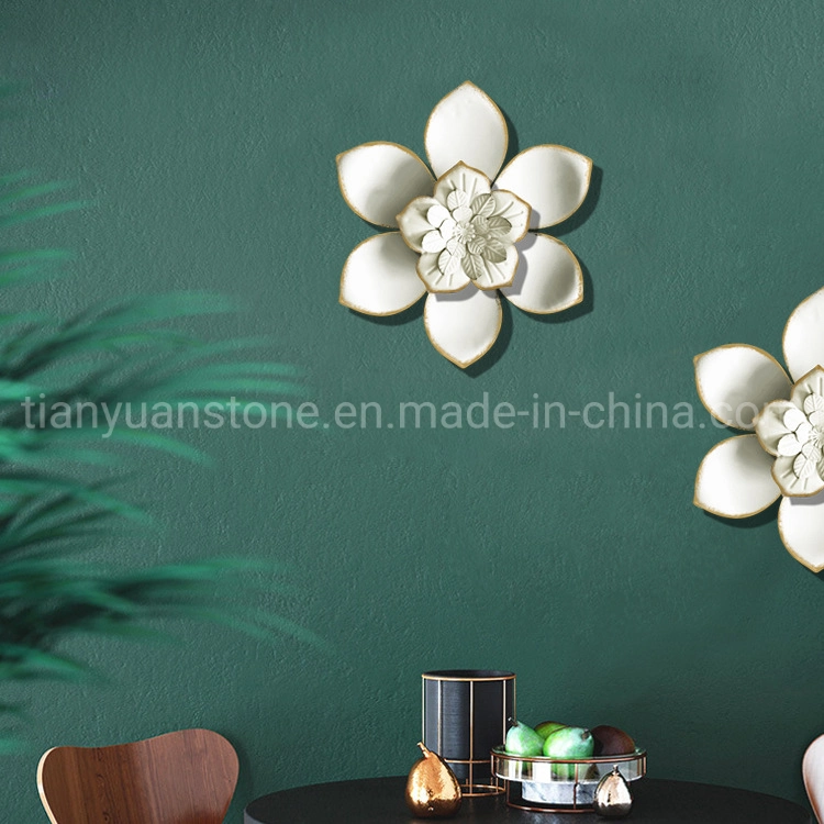 Wrought Iron Wall Hanging Modern Minimalist Wall Decoration Flower Customization